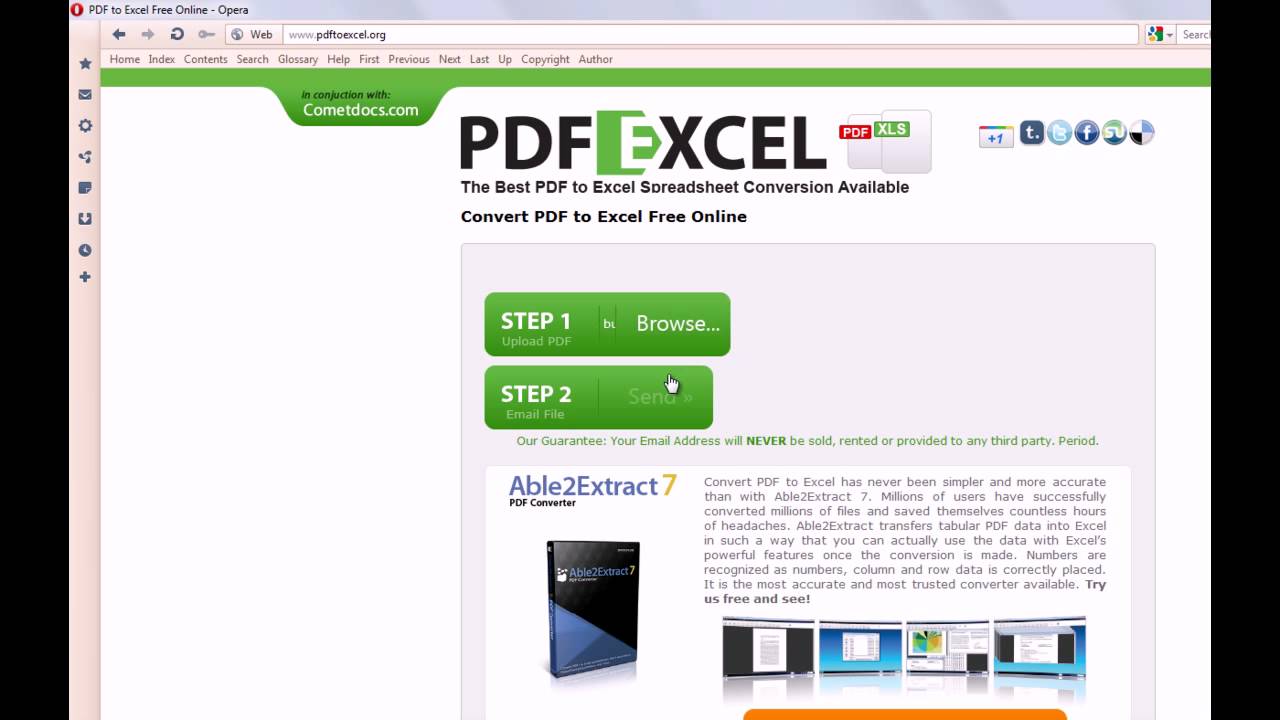 Convert Excel To Pdf Converter Online